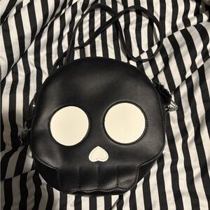 Black Skull Crossbody Bag